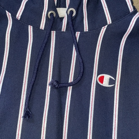 Striped champion hoodie - Picture 2 of 6